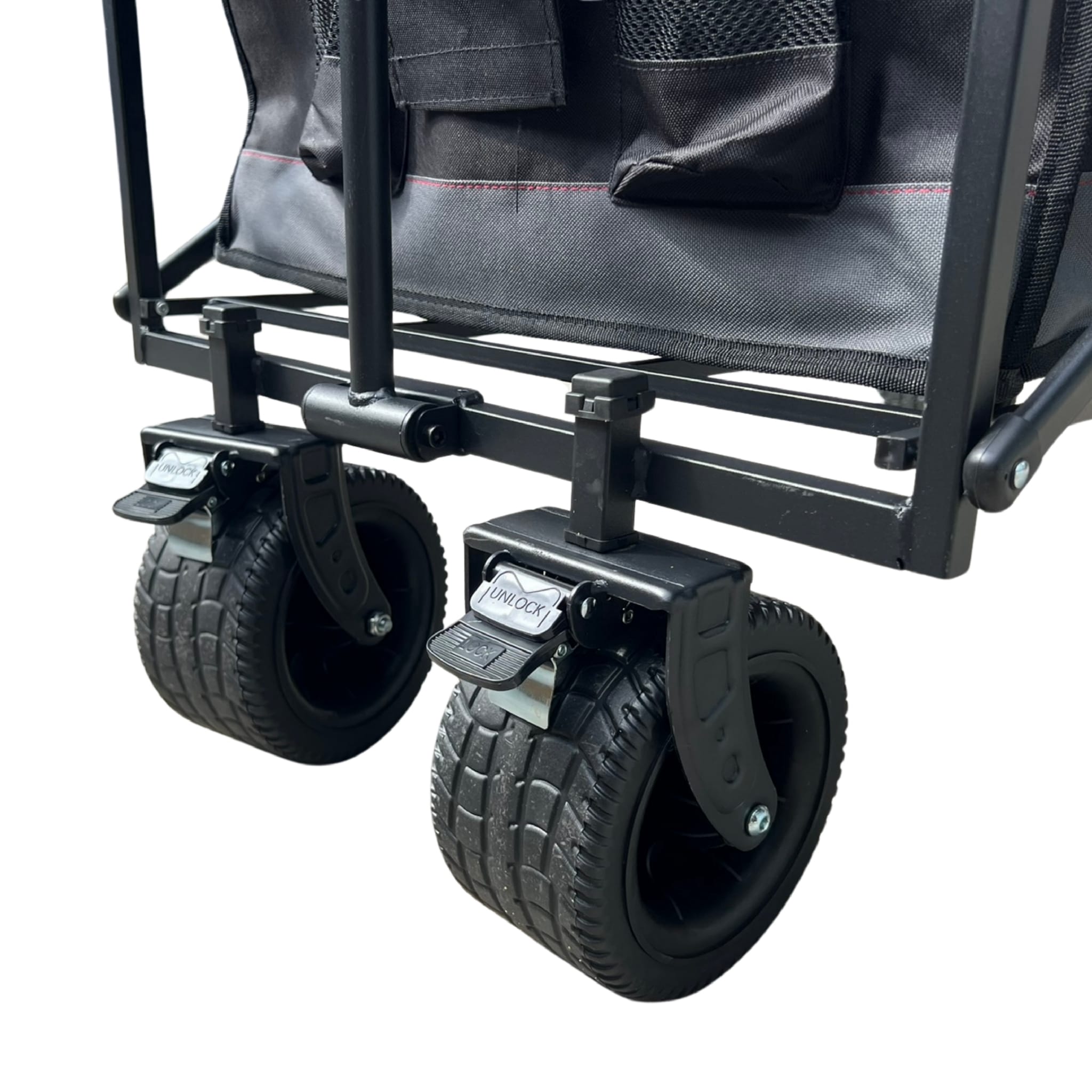 รถเข็นอเนกประสงค์พับได้ THAI ADVENTURE WAGON BIG WHEEL สีดำ_8